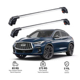 INFINITI QX55 2022 et modèles ultérieurs TRX2 Thunder Carrier Barres transversales pour galerie de toit 2 barres